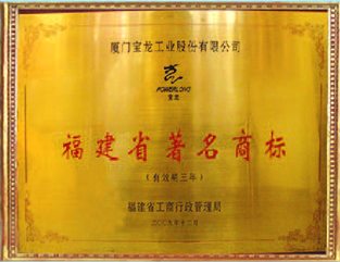 Fujian famous trademark